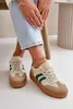 Damen Plateau-Sneaker in Beige-Grün Nesonice 37 Produktbild-Vorschau 7