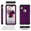 iPhone XR Pouzdro, 3 v 1 Hybridní Pevný PC TPU Silikon, Náhled obrázku produktu 2