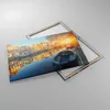 Bild auf Leinwand - Leinwandbild - Kanal Boot Amsterdam Produktbild-Vorschau 2