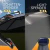KINGSLEEVE® Ampelschirm LED Beleuchtung UV Schutz 80+ Solar Produktbild-Vorschau 4