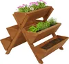 Pflanztreppe MCW-O15, Blumenregal Kräutertreppe Pflanzkübel Produktbild-Vorschau 1