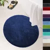 Koupelnová předložka Sky Soft Navy o průměru 95 cm Náhled obrázku produktu 1