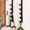 2 schwarze Kleiderhaken, verstellbare Türhaken aus Produktbild-Vorschau 2