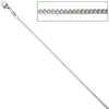 JOBO Panzerkette 925 Sterling Silber 2 mm 45 cm Halskette Produktbild-Vorschau 2