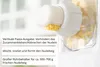 Die Unold Nudelmaschine Nora presst frischen Nudelteig durch eine Kunststofföffnung, wodurch Pasta e Produktbild-Vorschau