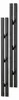 DanDiBo Wandgarderobe, zwart, metalen, set van 2, modern, Productafbeelding-voorbeeld 13