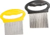 Two wavy vegetable cutters, one yellow and one black, are shown against a white background. Podgląd zdjęcia produktu