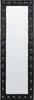 BELIANI Standspiegel aus schwarze Kunstleder 50 x 150 cm Produktbild-Vorschau 4