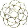 4D Mandala dekoratives Drahtgeflecht gold weiß Produktbild-Vorschau 8