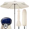KINGSLEEVE® Sonnenschirm LED Beleuchtung UV Schutz 80+ Produktbild-Vorschau 1