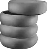 A stack of four gray ottomans. Náhled obrázku produktu