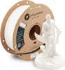 A spool of white 3D printing filament and a white 3D printed figurine. Anteprima dell’immagine prodotto