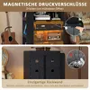 Puluomis Schallplattenschrank mit LED RGB Beleuchtung,  Produktbild-Vorschau 7