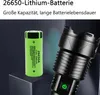 LED-Taschenlampe, wiederaufladbar, 120.000 Lumen, extrem Produktbild-Vorschau 4