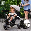 MoMi IVI Kinderdreirad 3-in-1 Beige – 360° drehbarer Sitz, Produktbild-Vorschau 16