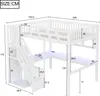 okwish Patrová postel 140x200 dětská postel s úložnými Náhled obrázku produktu 6