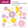 younikat 31 Gerbera Blumen Aufkleber Pastell wetterfest I Produktbild-Vorschau 2