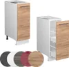 Apothekerschrank Vicco Fame-Line Goldkraft Eiche 30 cm ohne Produktbild-Vorschau 6