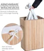 HOMCOM Wäschekorb Wäschetruhe Wäschebox Wäschesammler Produktbild-Vorschau 5