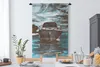 MuchoWow® Wandteppich Wandbehang Boot - Meer - Luft 90x135 Produktbild-Vorschau 3