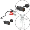 Prise allume-cigare avec clips de bornes de batterie Voir les images du produit 4