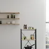 Scaffale da terra Relaxdays, modello Industrial, libreria Anteprima dell’immagine prodotto 3