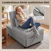 HOMCOM: Sillón convertible en cama 4 en 1, sofá cama Vista previa de la imagen del producto 7