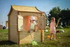 Timbela Kinderspielhaus aus Holz - Spielhaus im Freien für Produktbild-Vorschau 4