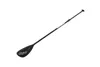 A black paddle for a stand-up paddleboard is shown against a white background. Produktbild-Vorschau