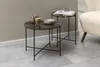 Avila table d'angle Ø52cm marbre marron. Voir les images du produit 9