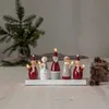 Fensterleuchter 'Tomtefamilj', 5-flammig, Holz Produktbild-Vorschau 3