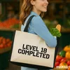 Huuraa Jutetasche Level 18 Completed 21 Liter Black Jute Produktbild-Vorschau 2