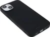 A black iPhone case is shown from a diagonal angle against a white background. Produktbild-Vorschau