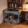XINZI  Welpenlaufstall mit PVC-Rahmen – 600D Oxford-Gewebe, Produktbild-Vorschau 8
