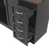 Moderner Buffetschrank 120x40x188cm mit LED Beleuchtung Produktbild-Vorschau 9