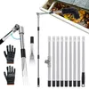2-in-1 Telescopische Gootreiniger met Borstel en Bladschop Productafbeelding-voorbeeld 1