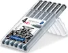 STAEDTLER Finliner 308 SB6P czarny 6 sztuk/opakowanie Podgląd zdjęcia produktu 17