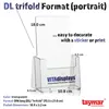 DL 1/3 A4 brochurehouder Productafbeelding-voorbeeld 4