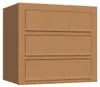 Wandbriefkasten Cube for Three in Rost Produktbild-Vorschau 1