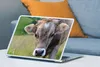 MuchoWow® Laptop Aufkleber Sticker Cover Kuh - Horn - Produktbild-Vorschau 4