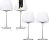 Intirilife 4x bicchiere da vino dal design moderno - Anteprima dell’immagine prodotto 1