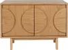 Zuiver Groove Sideboard mit 2 Türen aus Eichenholz Braun Produktbild-Vorschau 1