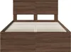 vidaXL Bettrahmen Braun Eichen-Optik 120 x 200 cm Produktbild-Vorschau 7