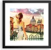 Gerahmtes Poster - Schwarzer Rahmen - Venedig Brücke Wasser Produktbild-Vorschau 1