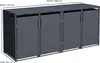 DEGAMO Mülltonnenbox  4er MÜNCHEN 264x80x116cm für Tonnen Produktbild-Vorschau 6
