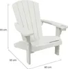 Keter Alpine Adirondack, Salotto, Terrazza, Fisso, Seduta Anteprima dell’immagine prodotto 3