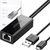 Ugreen Adapter sieciowy Micro-USB do Chromecasta, 100Mbps, Podgląd zdjęcia produktu 2