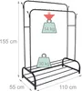 Porte-manteaux Relaxdays, H x l x P : 155 x 110 x 55 cm, 2 Voir les images du produit 4