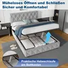 MODFU Čalouněná postel Boxspring hydraulická 140 × 200 cm s Náhled obrázku produktu 4