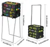 VEVOR Tennisballkorb mit Rollen, Tennisballsammler mit Produktbild-Vorschau 8